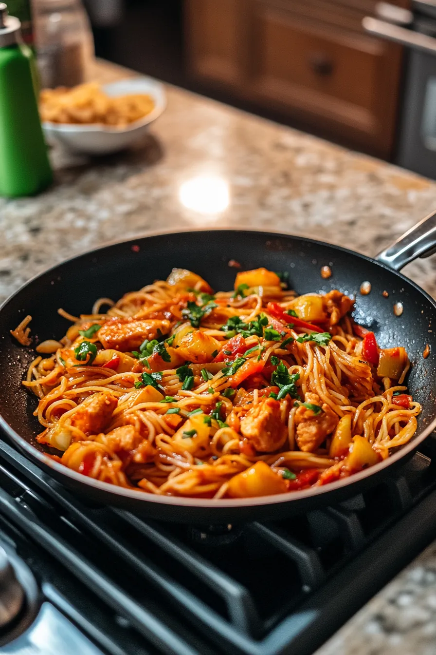 Recipe finishing touch