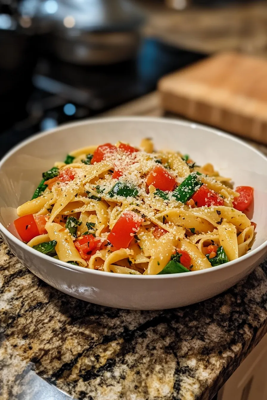 Quick and Easy Pasta Primavera from Scratch