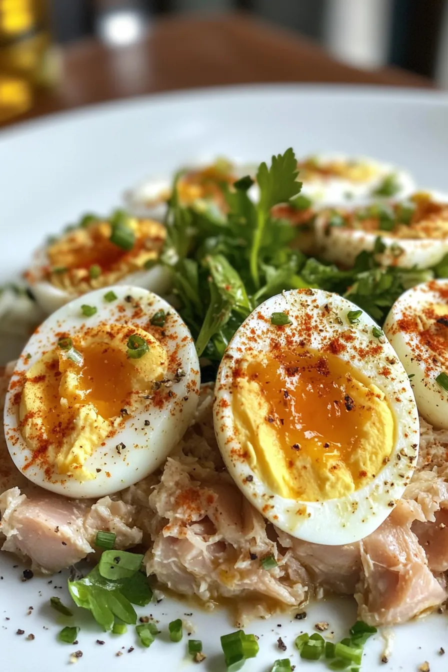 Savory Tuna and Egg Delight: A Coastal Culinary Experience