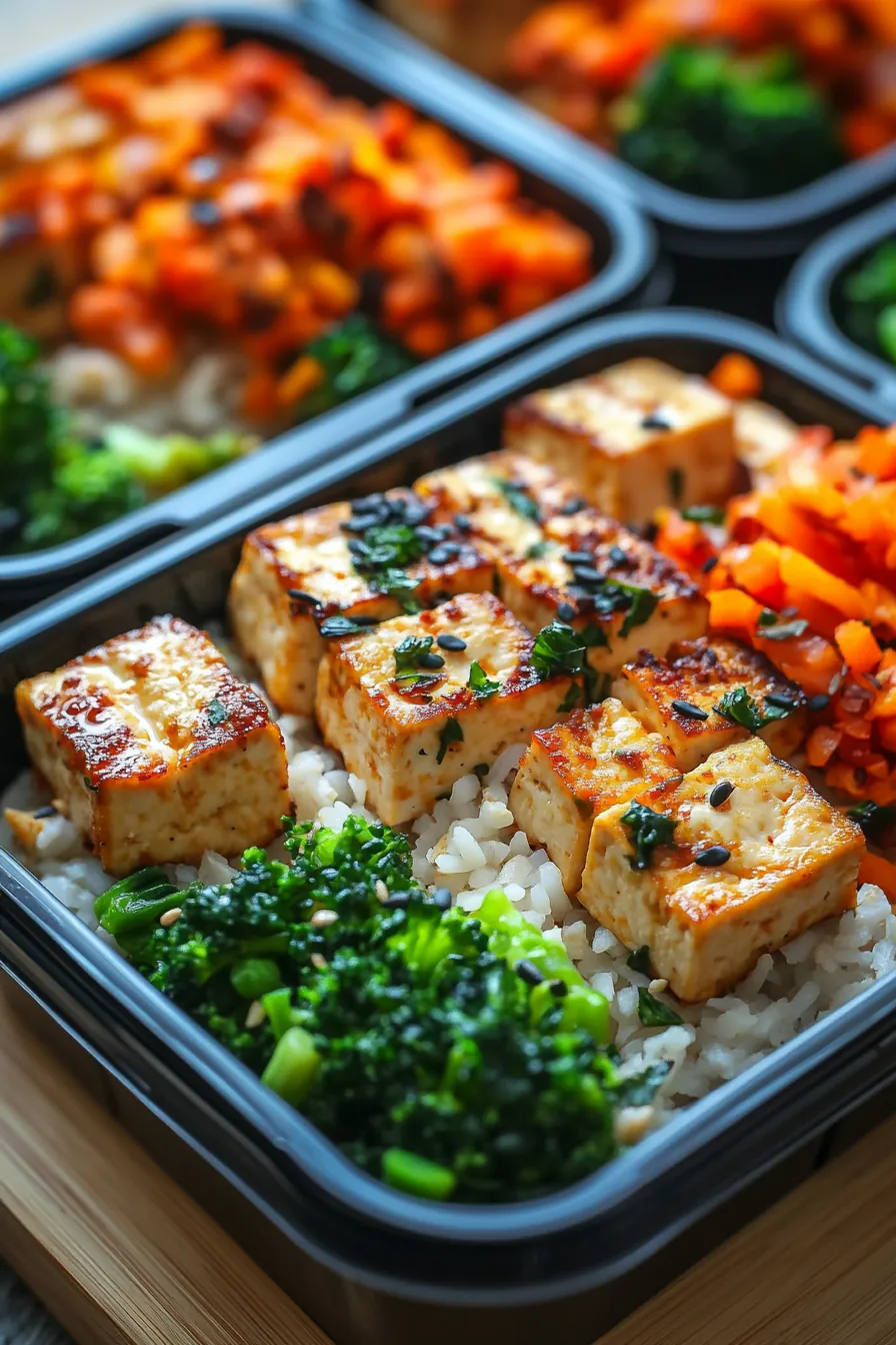 Tofu-Packed Protein Power: A Meal Prep Wonder recipe photo